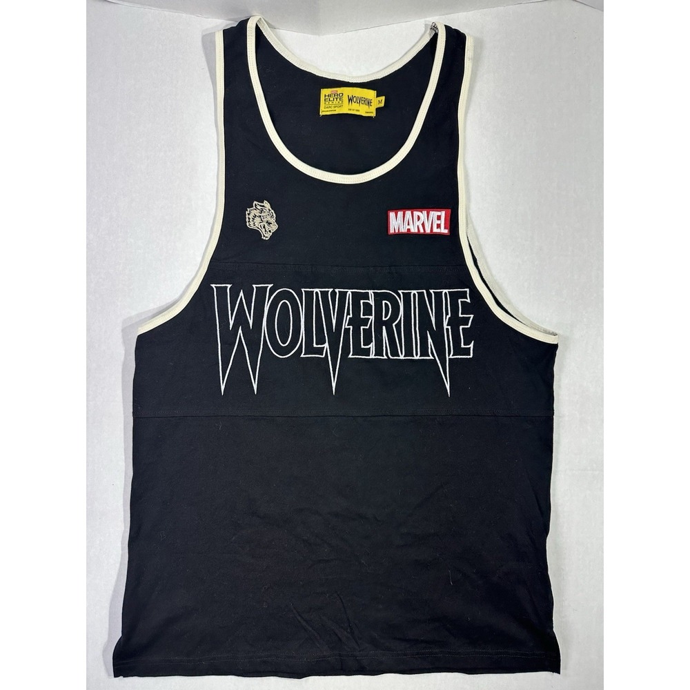 Darc Sport Wolverine Marvel Hero Elite Tank Top M 356/1000 Gym Black Ringer